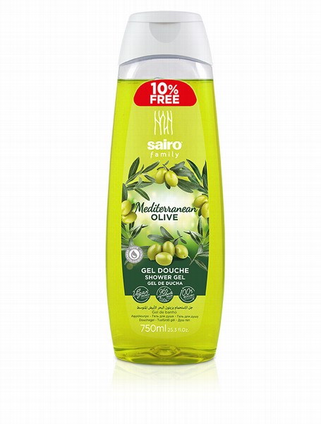 Dušas želeja SAIRO Mediterranean Olive, 750ml