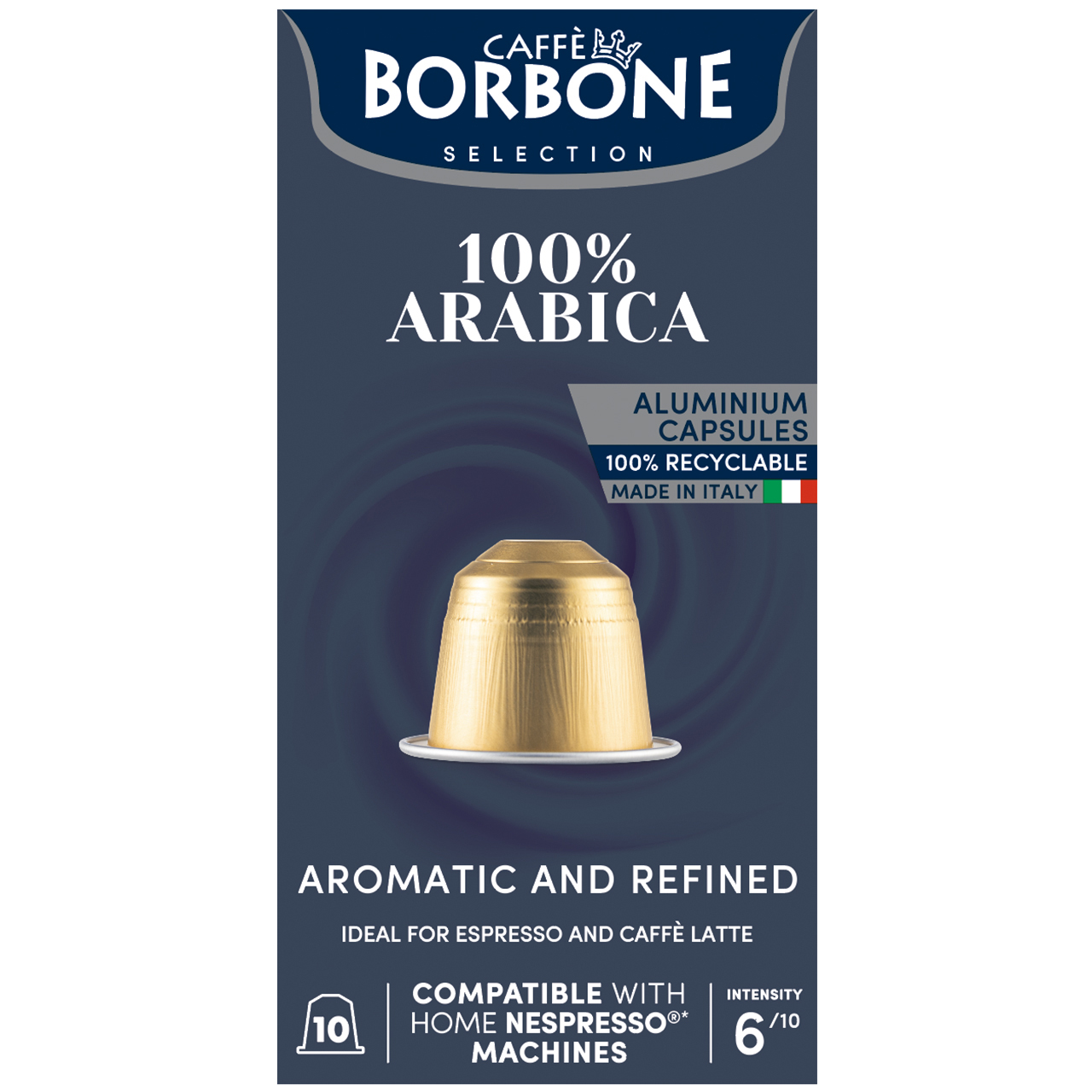 Kafijas kapsulas Borbone 100% Arabica, 10 pcs, 50g (saderīgas ar nespresso kafijas mašīnu)
