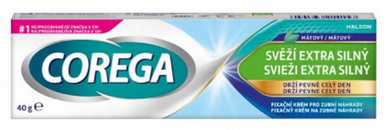 Corega zobu protēžu fiksācijas krems Extra Strong 40g