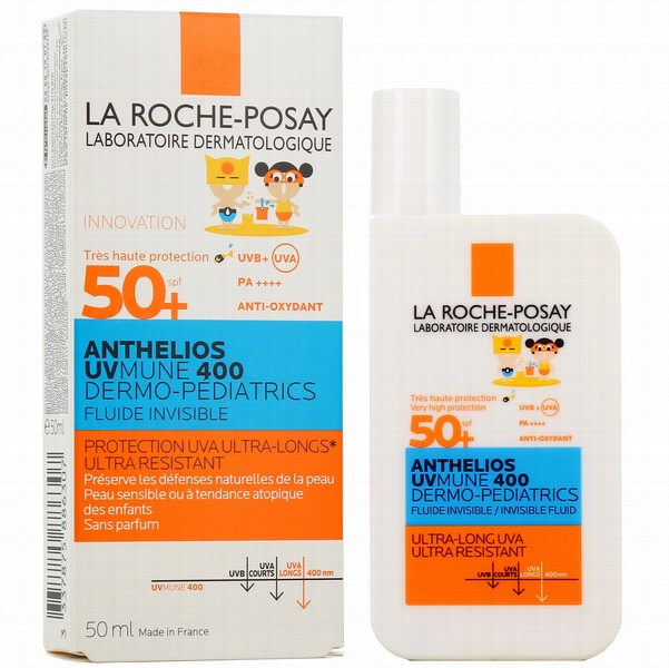 LA ROCHE-POSAY Anthelios UVMUNE 400 Dermo-Pediatrics fluīds SPF50+, 50ml