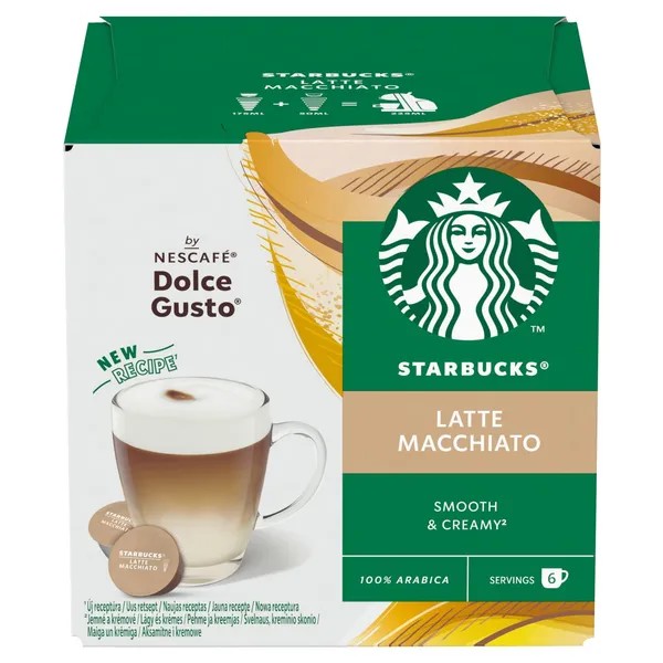Kafijas kapsulas Nescafe DOLCE GUSTO Starbucks Cappuchino, 120g